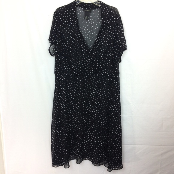 lane bryant dresses dress sheer polka dots plus size 22 poshmark dots plus size